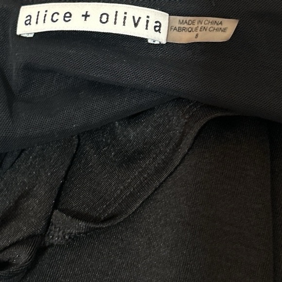 Alice + Olivia Black Halter Marx Bodycon Ruched Night Out Halter Mini Dress - Picture 13 of 13